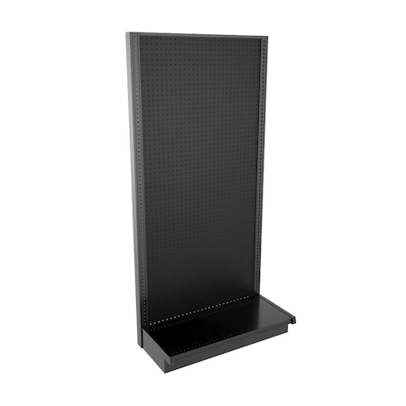 Lozier Gondola Wall Display Add-On, Black 36W 78H 16D P316S-AD